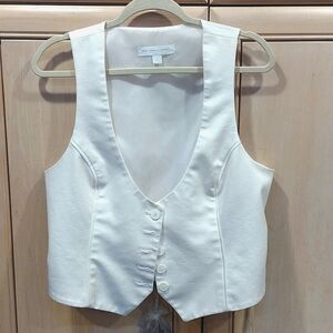 🤍NY&Co White Vest